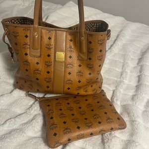 Authentic MCM Liz Reversible Tote